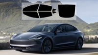 Tesla Model 3 Full Vehicle Kit - Computer Cut Window Tinting Kit (NO 1-PIECE FULL BACK WINDOW OPTION AVAILABLE)